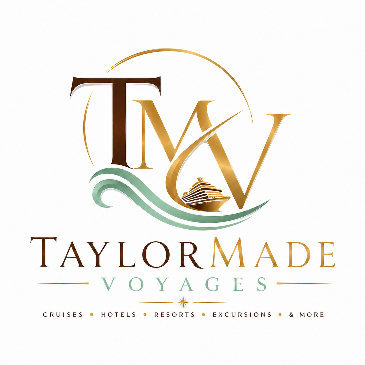 Taylor Made Voyages logo